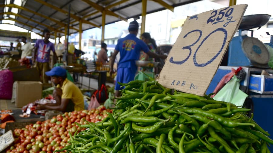 Vegetables in pettah market